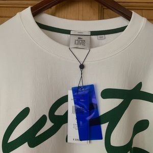 Lacoste Live Signature Green Sig Sweatshirt
